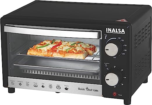 Inalsa Quick Chef 10BK 10L Oven Toaster Griller (Black) Inalsa Quick Chef 10BK 10L Oven Toaster Griller (Black)